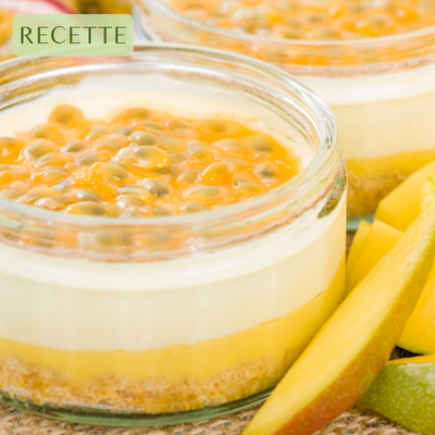Porridge gourmand aux saveurs mangue-passion